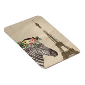 Magnet Flexible Fancy Zebra & Tour Eiffel (Côté Droit)