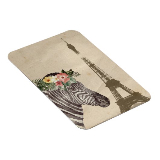 Magnet Flexible Fancy Zebra & Tour Eiffel (Côté Droit)