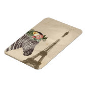 Magnet Flexible Fancy Zebra & Tour Eiffel (Côté Gauche)