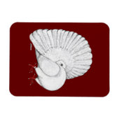 Magnet Flexible Fantail : Blanc (Horizontal)