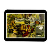 Magnet Flexible Fantôme d'Halloween et Jack-o-Lantern (Horizontal)