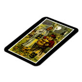 Magnet Flexible Fantôme d'Halloween et Jack-o-Lantern (Côté Gauche)