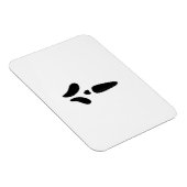 Magnet Flexible Fantôme d'Halloween Visage Effrayant Vacances (Côté Droit)