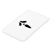 Magnet Flexible Fantôme d'Halloween Visage Effrayant Vacances (Côté Gauche)