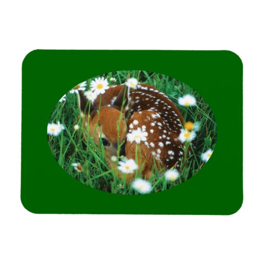 Magnet Flexible faon et fleur sauvage (Horizontal)