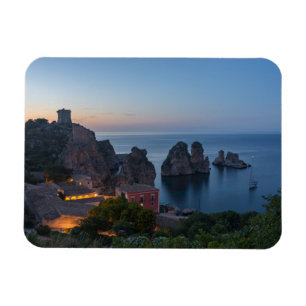 Magnet Flexible Faraglioni et madrague dans Scopello, Sicile