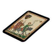Magnet Flexible Fauconnerie, Codex Manesse du 14e siècle (Côté Gauche)