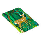 Magnet Flexible Faune tachetée dans un cadre forestier Imaginaire (Côté Droit)