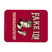 Magnet Flexible Faux ID : Underground College Hawaiian (Horizontal)
