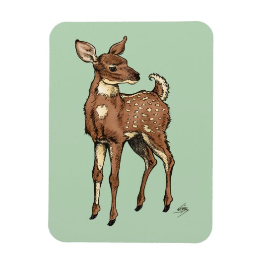 Magnet Flexible Fawn with Mint arrière - plan (Vertical)