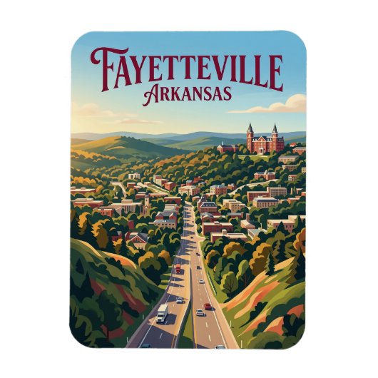 Magnet Flexible Fayetteville États-Unis (Vertical)