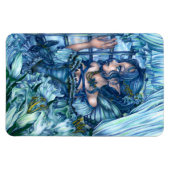 Magnet Flexible Fée de givre vue d'un hiver saphir (Horizontal)