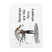 Magnet Flexible Fée De Pluie Garçon Avec Aimant Flexible Feuille (Vertical)
