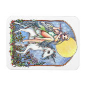 Magnet Flexible Fée et licorne (Horizontal)