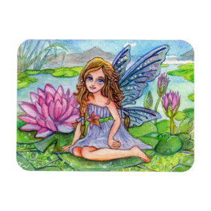 Magnet Flexible Fée sur Lily Pad