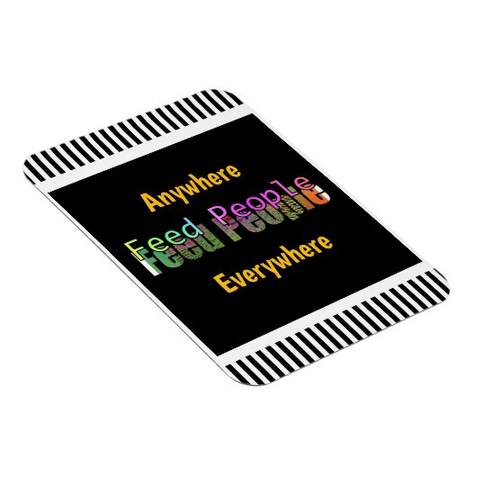 Magnet Flexible Feed People Refrigerator  (Côté Droit)