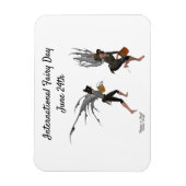 Magnet Flexible Féeries de pluie pour garçon jumeaux (Vertical)