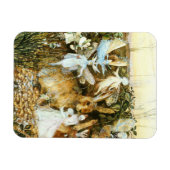 Magnet Flexible Fées et lapin (Horizontal)