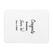 Magnet Flexible Félicitations classe d'ajouter le nom d'année scol (Horizontal)