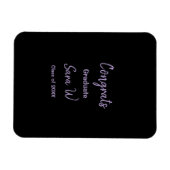 Magnet Flexible Félicitations classe d'ajouter le nom d'année scol (Horizontal)