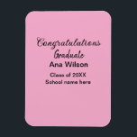 Magnet Flexible félicitations diplômé ajouter nom classe année sco<br><div class="desc">Conception</div>