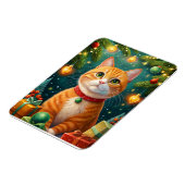 Magnet Flexible Feliz navidad te desea mi gato naranja (Côté Gauche)