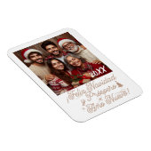 Magnet Flexible Feliz Navidad y Próspero Año Nuevo con Foto (Côté Droit)