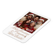 Magnet Flexible Feliz Navidad y Próspero Año Nuevo con Foto (Côté Gauche)