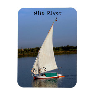 Magnet Flexible Felucca le long du Nil - Assouan, Egypte