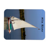 Magnet Flexible Felucca naviguant le long du Nil - Assouan, Egypte (Horizontal)