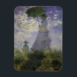 Magnet Flexible Femme à l'Ombrelle de Claude Monet, Art ancien<br><div class="desc">La Promenade, Camille Monet et son fils Jean (Femme à l'ombrelle) (1875) de Claude Monet est un tableau de portrait de famille d'art fin impressionniste vintage. Une mère se promenant avec son jeune enfant dans un champ ou une prairie printanière. Elle tient une ombrelle et porte une belle robe qui...</div>