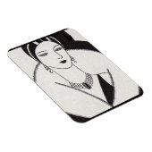Magnet Flexible Femme art déco 1928 (Côté Droit)