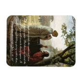 Magnet Flexible Femme au puits, religieuse (Horizontal)