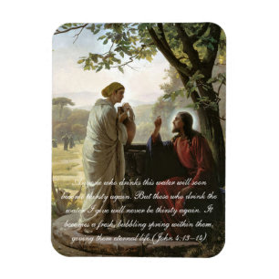 Magnet Flexible Femme au puits, religieuse