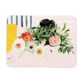 Magnet Flexible Femme aux fleurs (Horizontal)