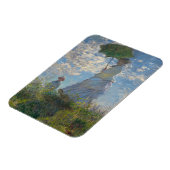 Magnet Flexible Femme avec parasol - Madame Monet et son fils (Côté Gauche)