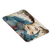 Magnet Flexible Femme bleue (Côté Droit)