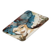 Magnet Flexible Femme bleue (Côté Gauche)