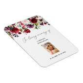 Magnet Flexible Femme Bourgogne Célébration De L'Aimant De Maintie (Côté Droit)