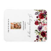 Magnet Flexible Femme Bourgogne Célébration De L'Aimant De Maintie (Horizontal)