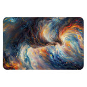 Magnet Flexible Femme céleste dans l'art cosmos de feu (Horizontal)