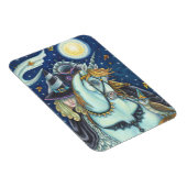 MAGNET FLEXIBLE FEMME-CHEVAL SANS TÊTE, UNICORN & OWL, COURSE-CHEV (Côté Droit)