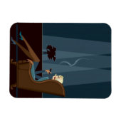 Magnet Flexible Femme d'affaires Fumer le cigare (Horizontal)