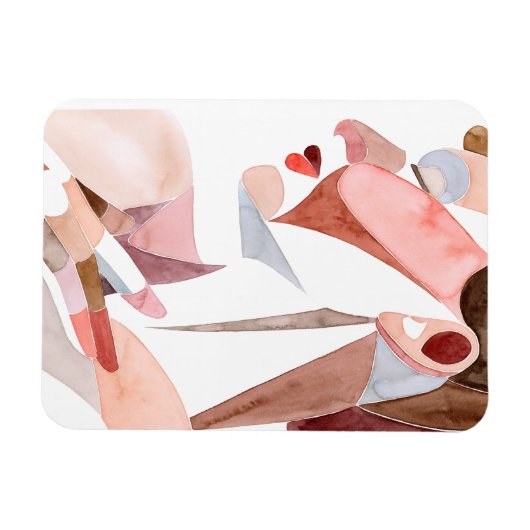 Magnet Flexible Femme d'âge d'or (Horizontal)