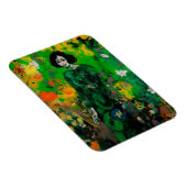 Magnet Flexible femme dans le champ coloré (Côté Droit)