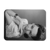 Magnet Flexible Femme dans le gown du soir (Horizontal)