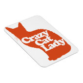 Magnet Flexible Femme de chat folle (Côté Droit)