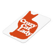 Magnet Flexible Femme de chat folle (Côté Gauche)