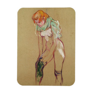 Magnet Flexible Femme de Henri De Toulouse-Lautrec tirant vers
