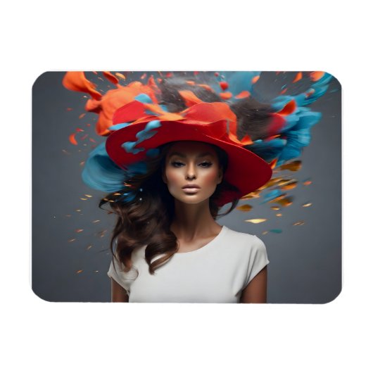 Magnet Flexible Femme de mode art (Horizontal)